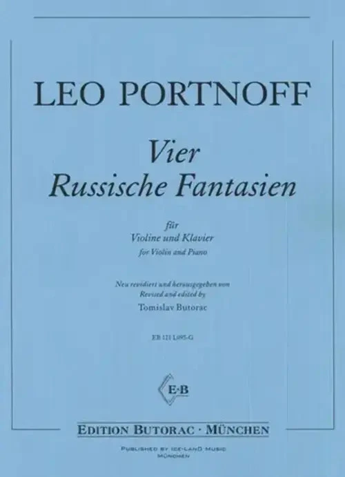 4 russische Fantasien für Violine und Klavier | Leo Portnoff | Ice-Land Music