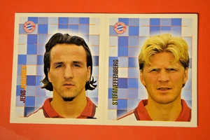 Mega mezcla de fútbol Panini 1999 Bundesliga - Jeremies / Effenberg Munich sin pegar - Imagen 1 de 2