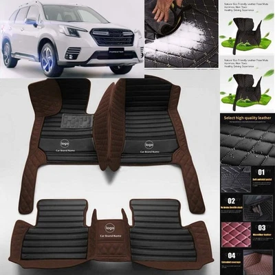For Subaru Forester Car Floor Mats Custom Waterproof Auto Liners Carpets Foto 1 de 4