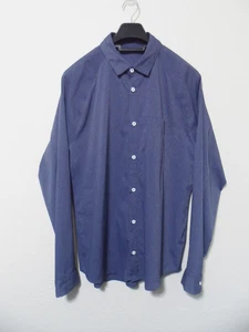 Lululemon Men's Blue Pinstriped Bonded Voyage Button Down Shirt XL - Picture 1 of 7
