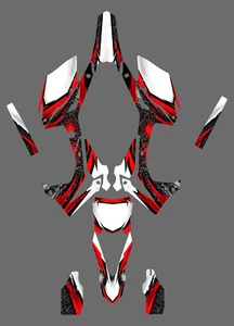 GRAPHICS KIT Vinyl Wrap Sticker HONDA CRF 450 R CRF MOTOCROSS DIRT BIKE DECALS - Picture 1 of 9