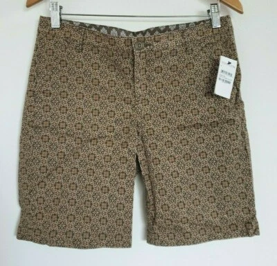 Caslon Women's Shorts Olive Casbah Tile Print Size 4 NEW  - Image 1 of 4