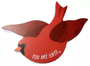 Cardinal Wooden Plaque By P. Graham Dunn , 7.5" x 4.5" x 0.75". Brand New - Picture 1 of 1