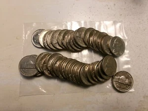 1965 JEFFERSON NICKEL ROLL 42 COINS - Picture 1 of 1