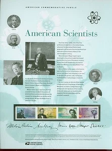 #4541-4544 Francobolli Forever scienziati americani USPS #873 pannello commemorativo - Foto 1 di 1