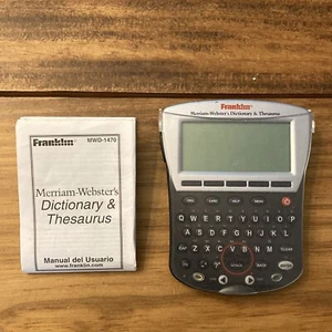 Diccionario y tesauro Franklin Merriam-Webster MWD-1470 con manual probado - Imagen 1 de 6