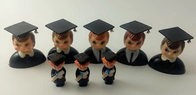 Винтажные украшения для торта Wilton выпускник выпускник мальчик - Изображение 1 из 4