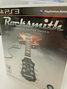 🔥 PS3 PLAYSTATION 3 🔥 💯 WORKING GAME 🔥 ROCKSMITH 🔥 GUITAR 🎸 - Picture 1 of 3