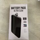 Ultra Slim Mini Portable Battery Pack Power Bank 2500mAh Charger Open Box Tested