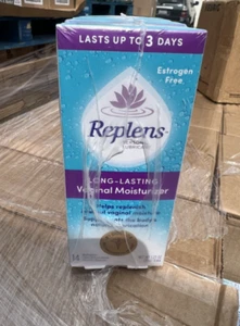 Replens Long Lasting Vaginal Moisturizer 14 Applications 6 pack check BB! - Picture 1 of 2