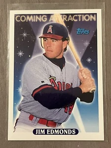 Jim Edmonds 1993 Topps Rookie Card RC. Anaheim Angels - Picture 1 of 2