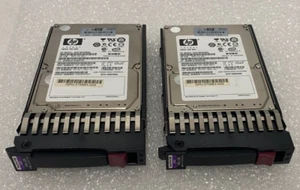 Lot of 3 x HP 507119-001 DG0146FAMWL 146GB 10K 6G 2.5" SAS Hard Drive w/tray - Afbeelding 1 van 2