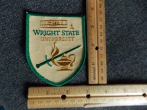 Toppa scudo ROTC vintage Wright State University (Ohio) cucita - Foto 1 di 3