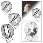 Iron Hamster Running Exercise Wheel Sturdy for Gerbils Rats Mice Silent