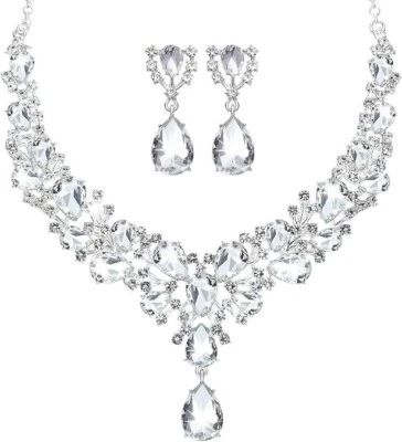 juego de collar y aretes regalo para mama esposa mujer mi novia boda joyeria NUEVO Foto 1 de 4