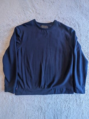 Jachs New York Sweater Mens 44 Navy Blue Crewneck Pullover - Image 1 of 4