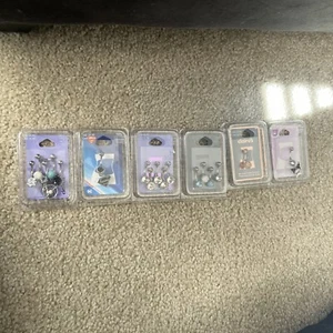 Huge Lot 14g Belly Button Ring New Superman Hello Kitty Titanium Gold Plate Etc - Picture 1 of 7