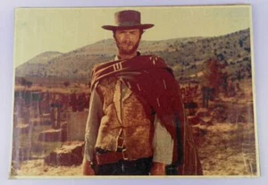 Póster original vintage de Clint Eastwood pegado en tablero: bueno, malo y feo - Imagen 1 de 1
