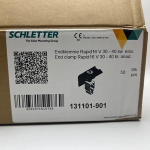 SCHLETTER Montage Solarpanel Endklemmen Rapid16 V30 - 40 - 131101-901 - Stck 50 - Bild 1 von 7