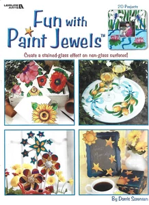 Fun With Paint Jewels Dorris Sorensen #1993 20 Projects Non-Glass Stained Glass - Picture 1 of 2