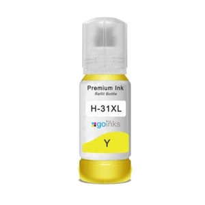 1 Yellow Refill Ink Bottle 70ml for HP Smart Tank 5106, 555, 7006, 7306, 7606 - Picture 1 of 1