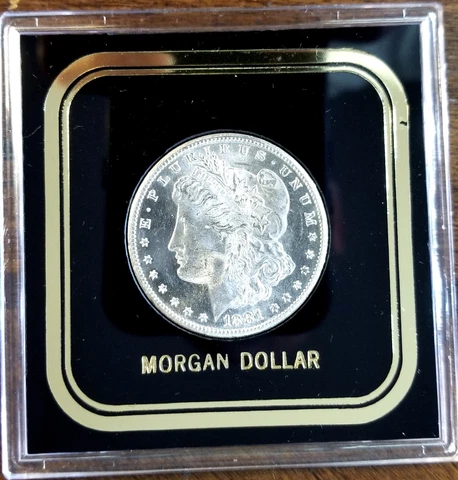 1881-S Morgan Dollar Superb Brilliant PL All White Proof-like Cover