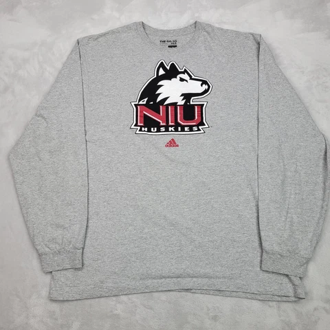 Northern Illinois University Shirt Men XL Grey Crew Team Sport NIU Huskie Adult Cover