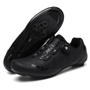 MTB Cycling Shoes for Men Self-Locking Mountain Bicycle Shoes Road Bike Sneakers - Picture 1 of 17