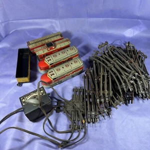 Lot Of Vintage Marx Monon HOOSIER LINE Diesel Locomotive, Tracks Train Motor Y2 - Picture 1 of 24