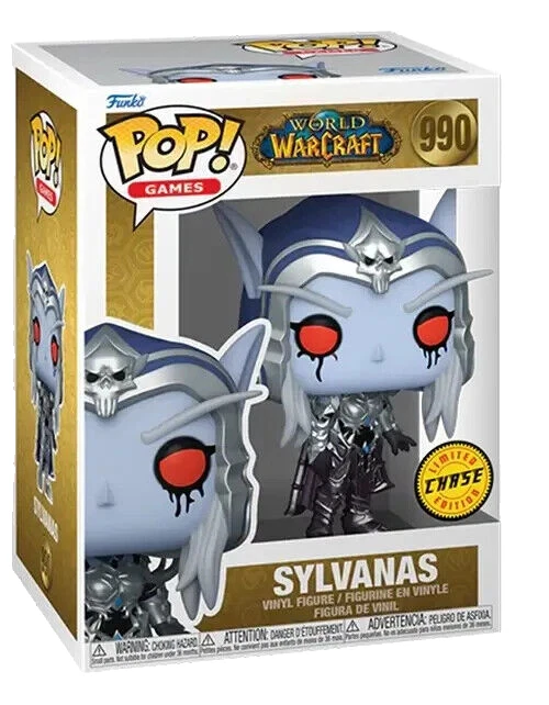 Funko Pop CHASE World of Warcraft - Figura Sylvanas (metálica) con protector Foto 1 de 1