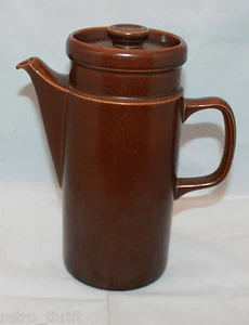 Vintage Wedgwood Sterling Brown Coffee Tea Pot Oven to Table Made in England  - Bild 1 von 12