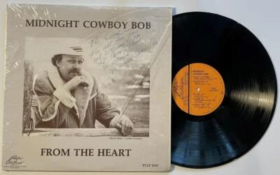 Midnight County Bob From The Heart LP NM SIGNED Pacific Challenger Country - Image 1 of 4
