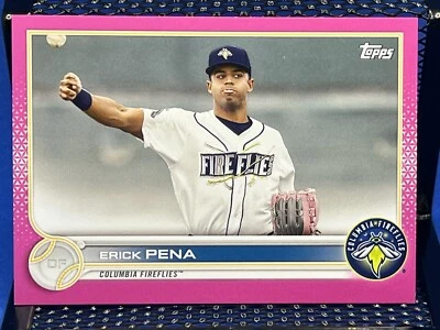 2022 Topps Pro Debut ERICK PENA Pink Parallel 73/199 Royals Prospect Fireflies - Image 1 of 2