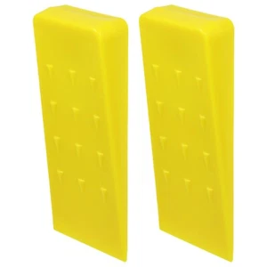 Tree Felling Wedge 8" Heavy Duty Chainsaw Log Wood Cutting Cleaving Tool 2 Pack - Picture 1 of 12