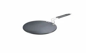 indian Prestige Anodised Plus Cookware Induction Base Roti Tawa, 225mm, Black - Picture 1 of 6