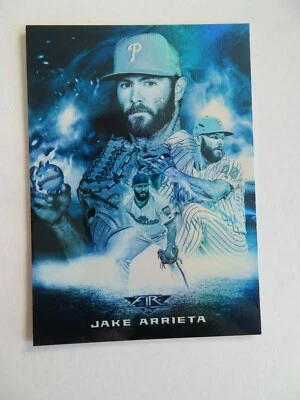 2020 Topps Fire Baseball Card Smoke & Mirrors Andrew Miller MLB Blue Foil - Image 1 of 2