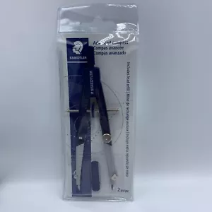 Staedtler Bussola Geometrica 2 Pezzi Avanzata Studente Blu Argento 13,8” NUOVA - Foto 1 di 8