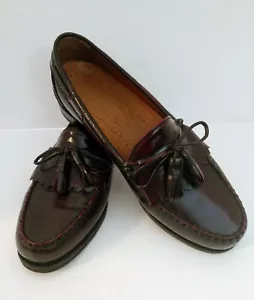 Scarpe mocassini uomo Rockport pelle sangue di bue nappa design patta tg. 9 - Foto 1 di 8