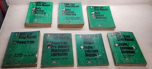 1982 FORD CAR SHOP SERVICE REPAIR MANUAL Lot Set Of 7 XR-7 MUSTANG THUNDERBIRD - Picture 1 of 6