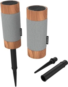 KitSound Diggit haut-parleurs de jardin sans fil résistants à l'eau Bluetooth pack double - Photo 1 sur 5