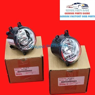 JUEGO DE 2 FAROS ANTINIEBLA DELANTEROS DERECHO E IZQUIERDO ORIGINALES OEM TOYOTA TACOMA AVALON SIENNA Foto 1 de 3