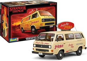 Stranger Things VW T3 Surfer Boy Pizza Van 1:25 Skill Level 3 Model Building Kit - Picture 1 of 8
