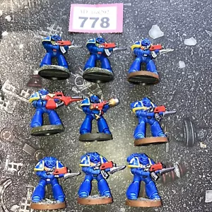 Space Crusade Ultramarines Marines Squad X 9 Plástico MB Juegos Taller Plástico - Imagen 1 de 2