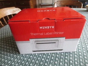 NIB MUNBYN 4" THERMAL Label PRINTER - ITPP941 - Afbeelding 1 van 9