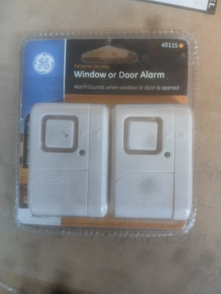 GE 45115 Personal Security Wireless Window or Door Alarm - Entry Chime Mode