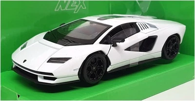 Welly NEX 1/24 Scale Diecast 24114W - Lamborghini Countach LPI 800-4 - White - Image 1 of 4