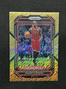 2022-23 Panini Prizm Monopoly Demar Derozan Gold Money Shimmer #13 #/500 - Picture 1 of 2