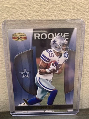 2009 Donruss Gridiron Gear Rookie Gold X's /100 Kevin Ogletree #166 RC Cowboys - Image 1 of 2