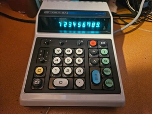 CALCULADORA TOSHIBA BC 1217 FUNCIONANDO AÑO 1971 - Imagen 1 de 3