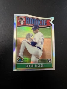 2025 Bowman Chrome Rookie of the Year preferito Kumar Rocker #ROY-5 RC Rangers - Foto 1 di 1
